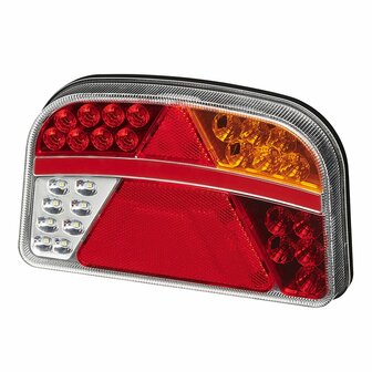 Rear light 6 functions 240x150mm LED right
