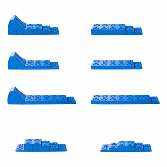 Multifunctional ramp block stackable
