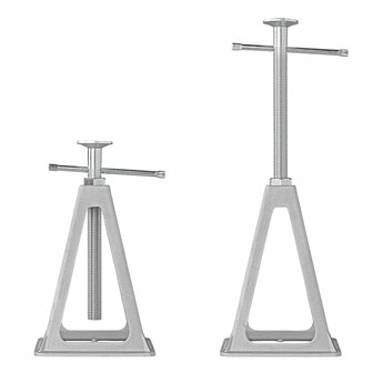 Support set of 4 aluminium