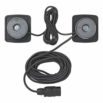 Trailer lighting set LED with magnets 7.5+2.5M cable