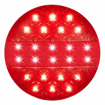 Rear light 12/24V 3 functions 140mm STF LED