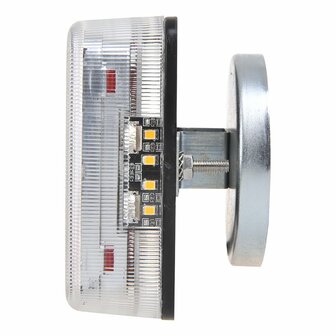 Trailer lighting set LED 4F with magnets 7.5+2.5M cable 13P.