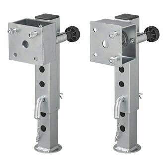 Support leg 60x60 mm tiltable TL60 D85 SW19 345-445 mm 1300 kg