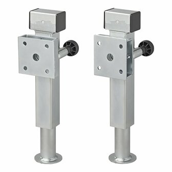 Support leg 60x60 mm, tiltable SF60 D42 SW19 410-655 mm 1300kg
