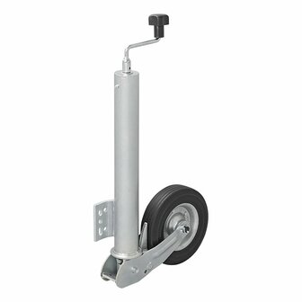 Nose wheel 60mm rim metal with rubber tire 200x60mm foldable