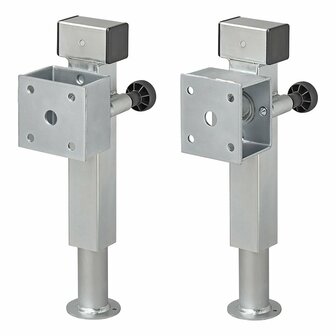Support leg 60x60 mm tiltable SF60 D85 SW19 410-655 mm 1300kg