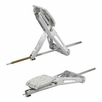 Caravan corner support 1000kg 605x280mm H:470mm incl. stabilization foot and extended swivel mechanism