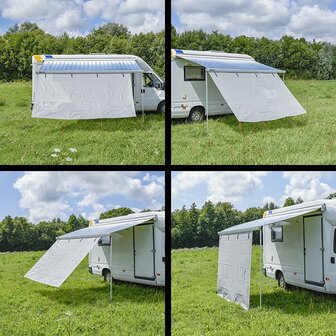 Front sun protection for roof and wall awnings 280 x 200 cm