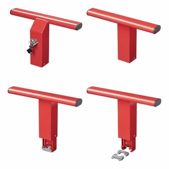 Tow bar lock for commercial vehicles