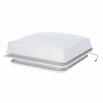 Roof hatch 280 x 280 mm without permanent ventilation white with fan