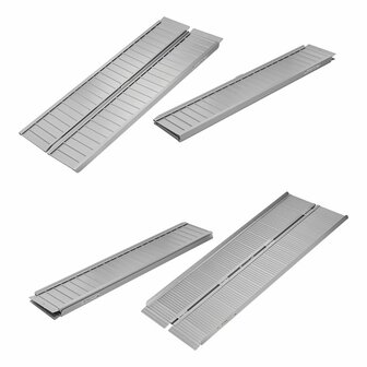 Foldable aluminum ramp for wheelchair 183x73cm 270kg