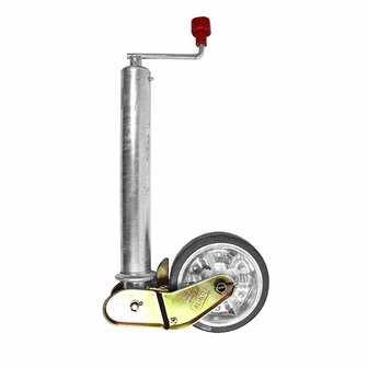 Jockey wheel automatic folding dia 60 mm solid rubber tyre 200 x 50 mm 500 kg