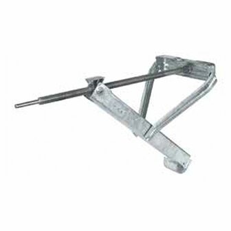 Caravan corner support 700 kg 605 x 260 mm H:500 mm compact long
