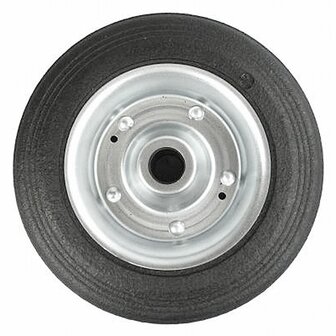 Replacement wheel solid rubber tire 200 x 50 mm