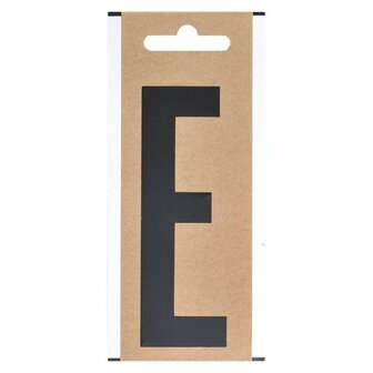 Letter label E 10cm