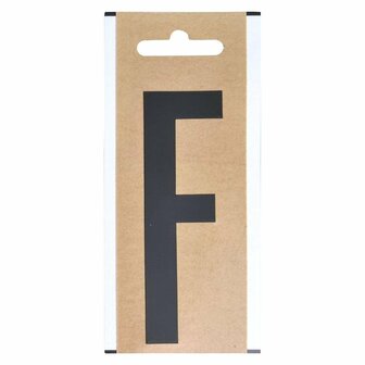 Letter label F 10cm