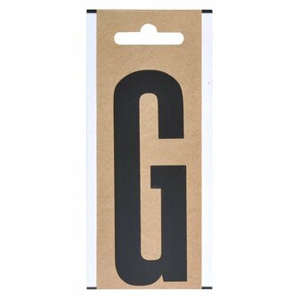 Letter label G 10cm
