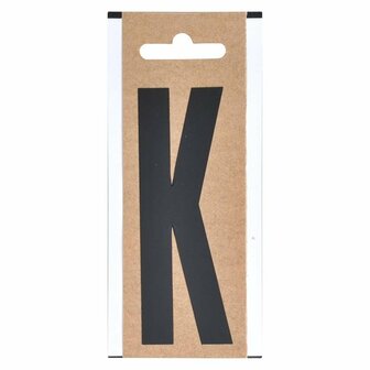 Letter label K 10cm
