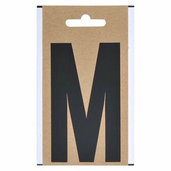 Letter label M 10cm