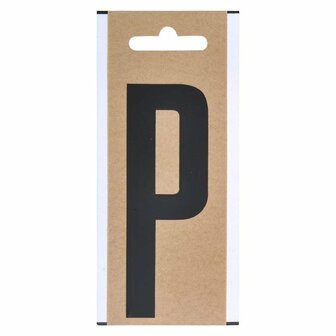 Letter label P 10cm