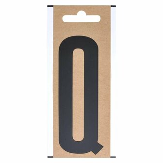 Letter label Q 10cm