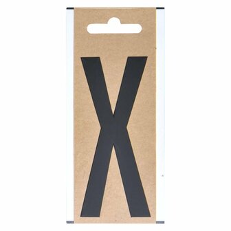 Letter label X 10cm