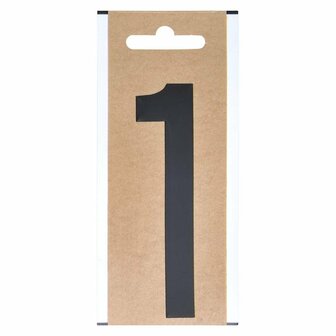 Number label 1 10cm