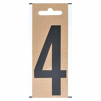 Number label 4 10cm