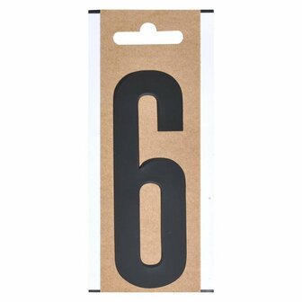 Number label 6 10cm