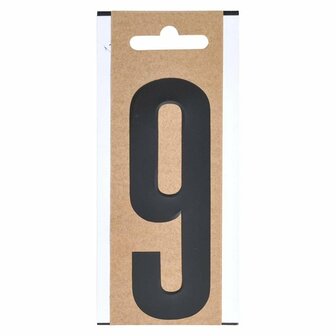 Number label 9 10cm