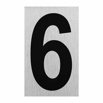 Aluminum door sign 6100x60mm