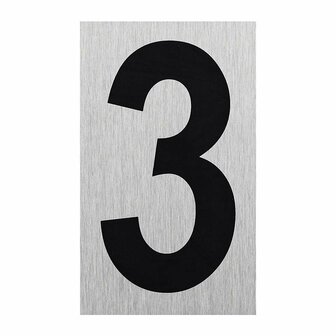 Aluminum door sign 3100x60mm
