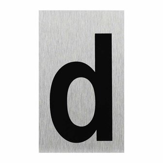 Aluminum door sign d 100x60mm