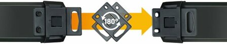 extension lead 10-way black light grey 3m H05VV-F 3G1.5