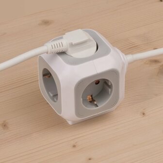 cube block&nbsp;4-way, 1.4m H05VV-F 3G1.5