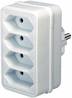 Adapter With 4 Euro Sockets