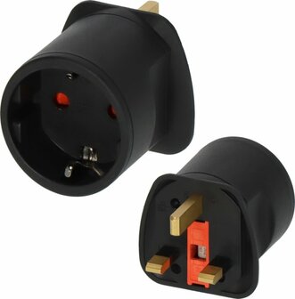 Travel Adapter earthed GB