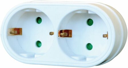 Adapter plug earthed contact 2 In Germany not allowed