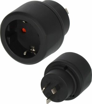Travel Adapter Earthed Australia, China
