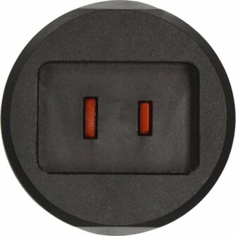 Travel Adapter USA Euro with 2,5A fuse
