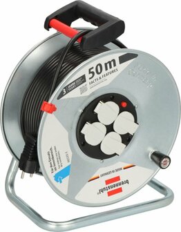 Garant S 4 E cable reel 50m H05VV-F 3G1,5