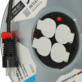Garant S 4 E cable reel 50m H05VV-F 3G1,5