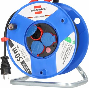 Garant IP44 cable reel 50m H05RR-F 3G1,5