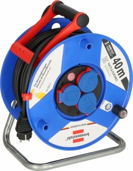 Garant IP44 cable reel for site &amp; professional 40m H07RN-F 3G1,5