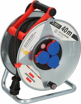 Garant S IP44 cable reel 40m H07RN-F 3G1,5