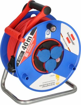 Garant Bretec IP44 cable reel for site &amp; professional 40m H07RN-F 3G1,5