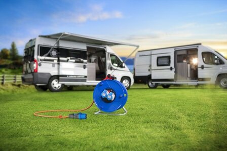Garant CEE 2 IP44 Camping Maritime Cable Reel 25m H07RN-F 3G2.5