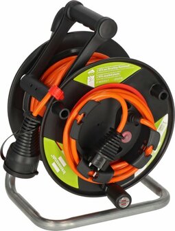 Garant G Bretec IP44 garden cable reel made from recycled plastic 23 + 2m AT-N05V3V3-F3G1.5