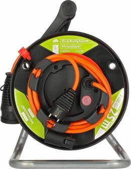 Garant G Bretec IP44 garden cable reel made from recycled plastic 23 + 2m AT-N05V3V3-F3G1.5