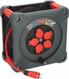 Professional Construction site cable reel KA 3210 5 IP44, 33m H07BQ-F 3G2.5